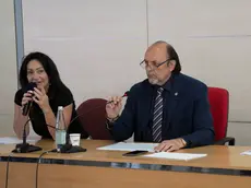 Il sindaco Luca Fasan e l'ex prima cittadina Cisint