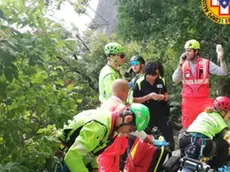 Un'immagine simbolica del Soccorso Alpino