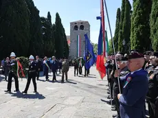 Domenica 24 maggio 2026, il parco della Rimembranza compie 100 anni. Si è tenuta alle 11 la cerimonia di Onore dei caduti in tutte le guerre e Commemorazione del centenario nel piazzale di San Giusto. Foto Lasorte