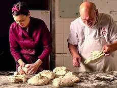 La famiglia Cotič al lavoro in azienda azienda