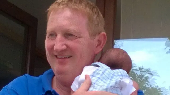 Francesco Comelli con suo nipote