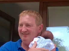Francesco Comelli con suo nipote