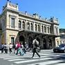 La facciata della stazione centrale a Trieste (foto Lasorte)