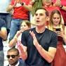 Il presidente della Pallacanestro Trieste, Paul Matiasic, durante il match con Brescia (foto Bruni)