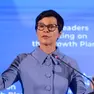 La commissaria Marta Kos (foto Epa)