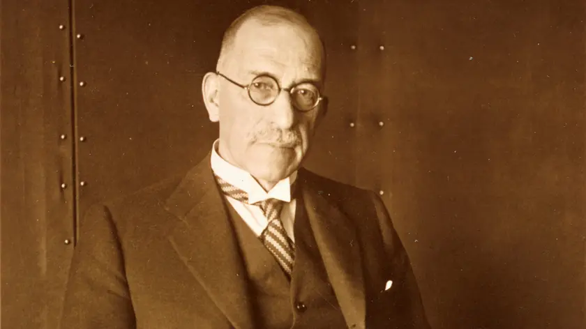 Alberto Bois de Chesne in una foto d’epoca