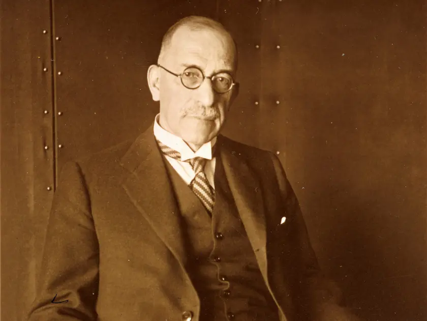 Alberto Bois de Chesne in una foto d’epoca