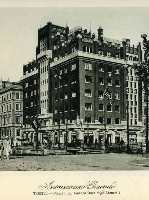 Palazzo Berlam in un’immagine d’epoca