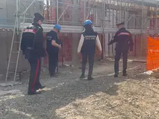 I controlli dei carabinieri nei cantieri