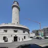 Il cantiere di riqualificazione della caserma, accanto alla quale verrà realizzato un secondo edificio Foto Lasorte
