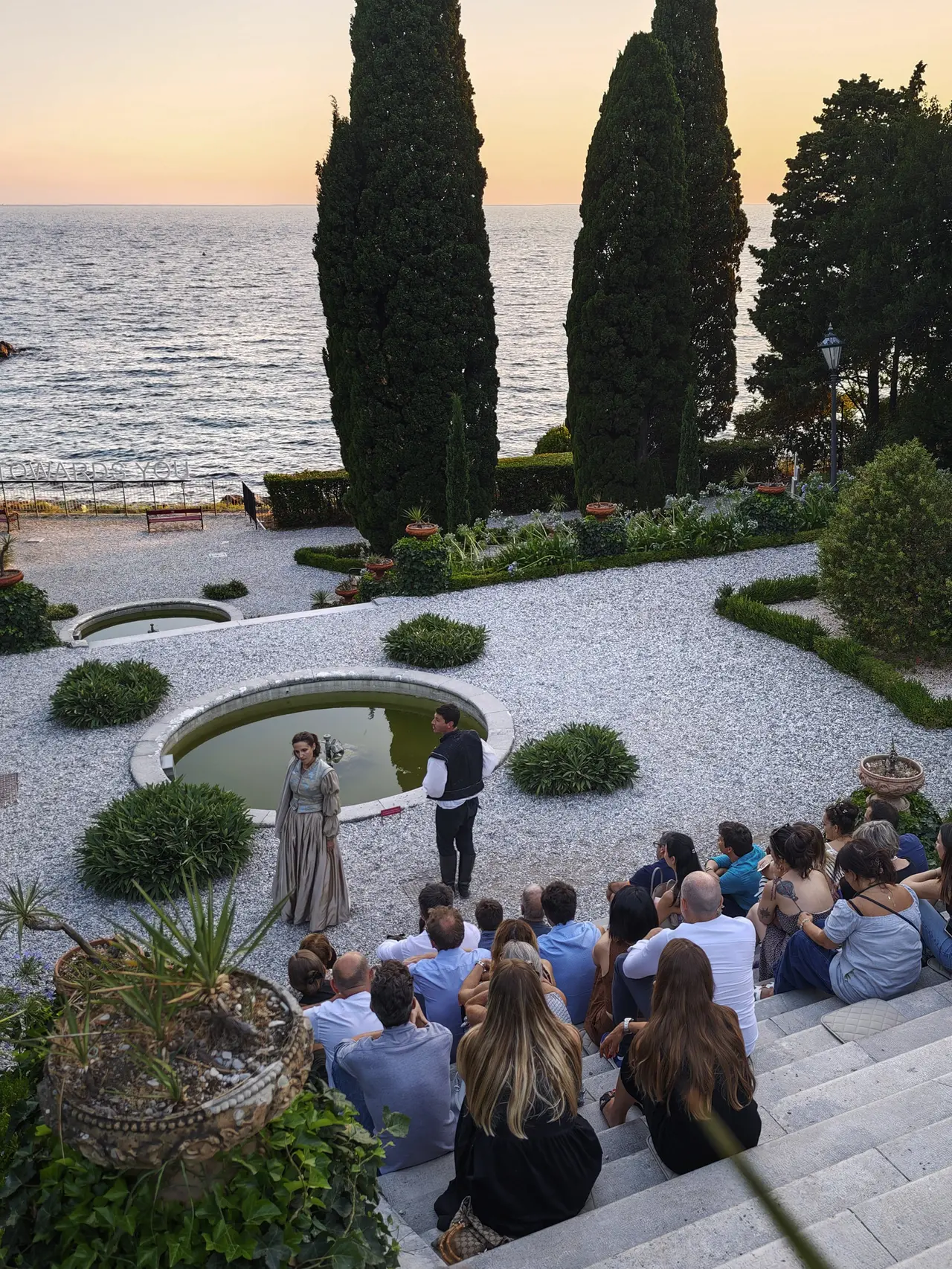 Una precedente edizione del Rossetti a Miramare