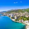 Una veduta della cittadina istriana di Abbazia e della sua costa