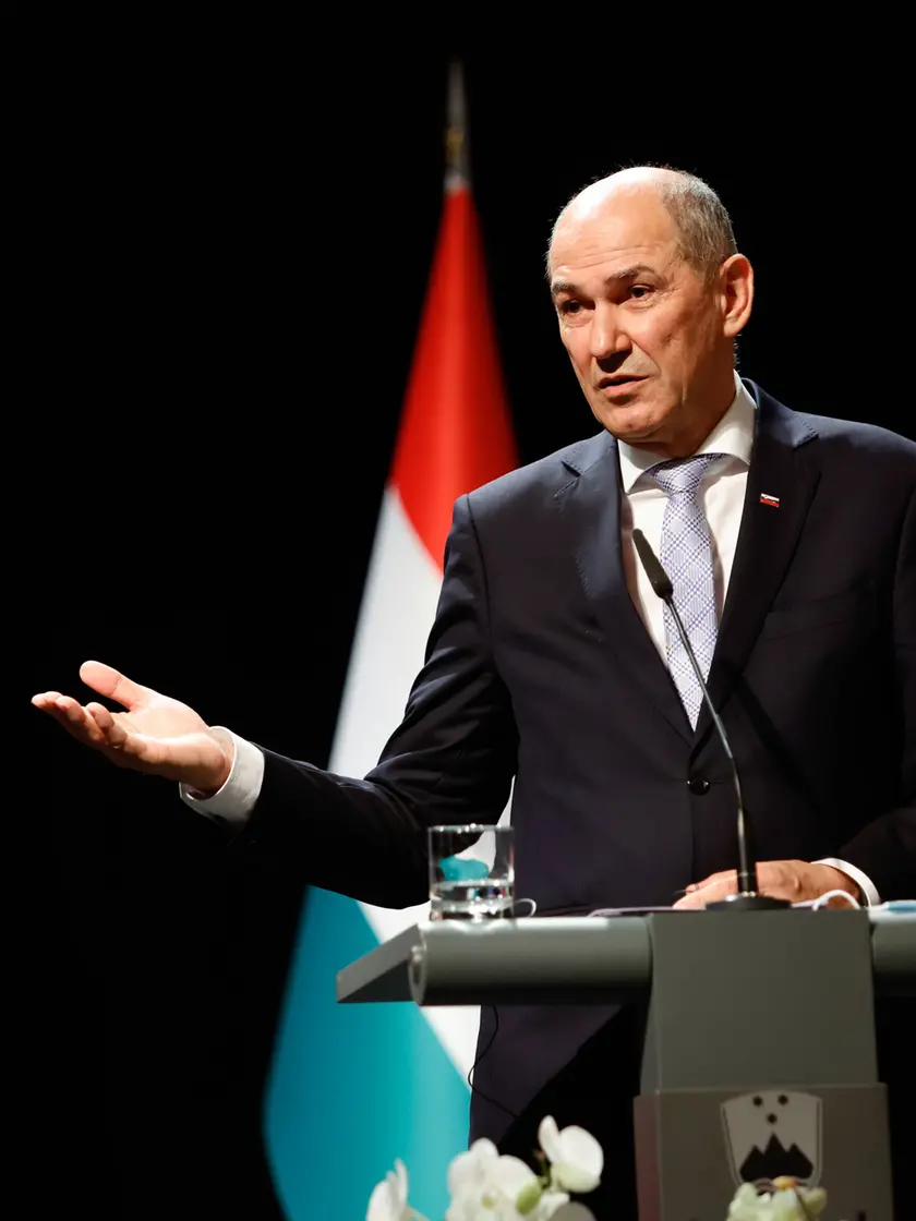 Il premier incaricato, Janez Janša