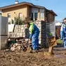 I momenti più duri a Versa dopo l’alluvione Foto Tibaldi
