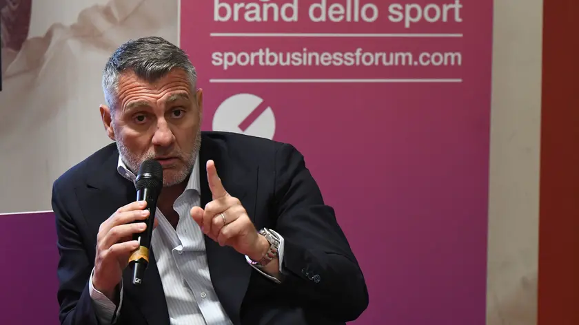 Bobo Vieri al Trieste Business Forum (Lasorte)
