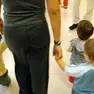 Bimbi al nido in una foto di repertorio