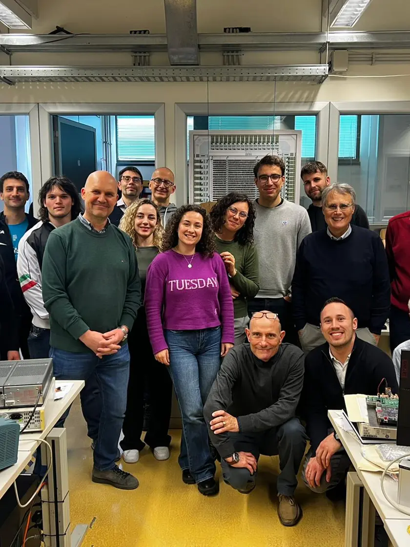 Il gruppo di ricercatori guidato da Cautero impegnato nel progetto Thz-Skin
