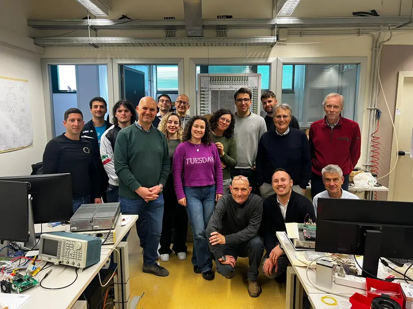 Il gruppo di ricercatori guidato da Cautero impegnato nel progetto Thz-Skin