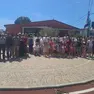 Alcuni momenti dell’iniziativa di protesta che è andata in scena a Moraro