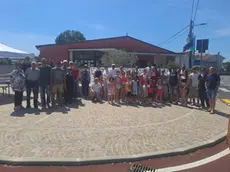 Alcuni momenti dell’iniziativa di protesta che è andata in scena a Moraro