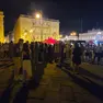 La festa alla base del molo Audace