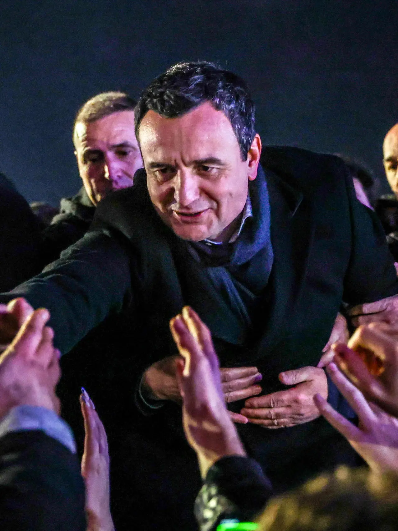 Il premier Albin Kurti (foto Epa)