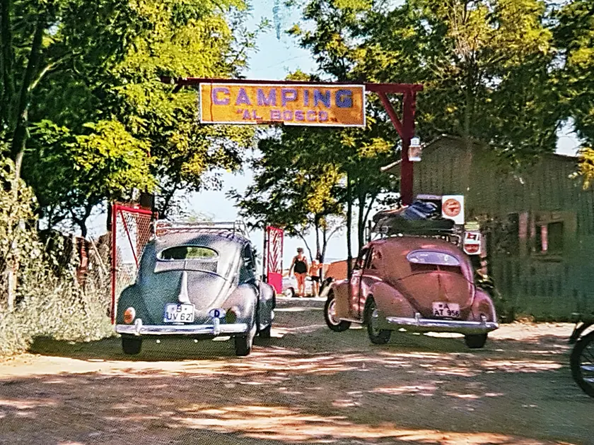 Una foto del campeggio nel 1968