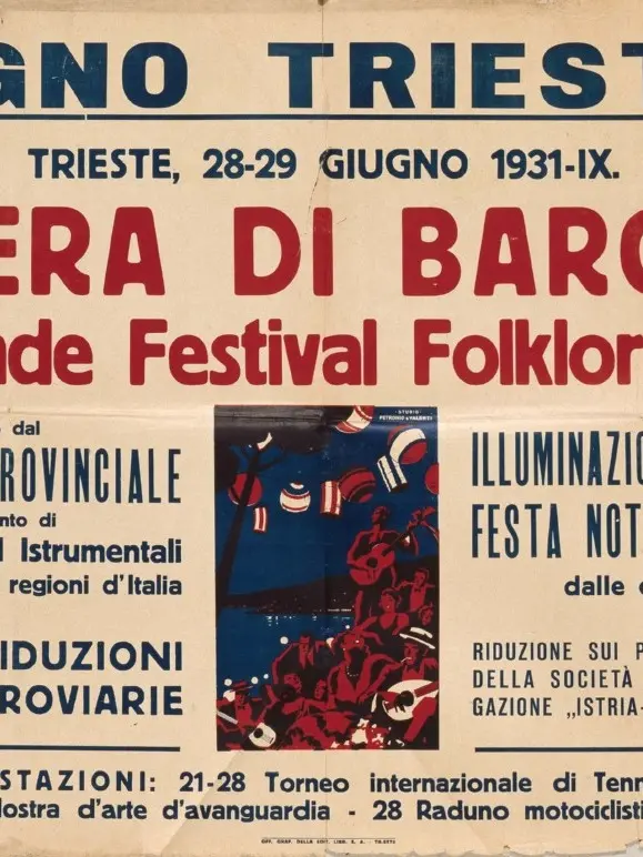 Uno dei manifesti del Giugno triestino