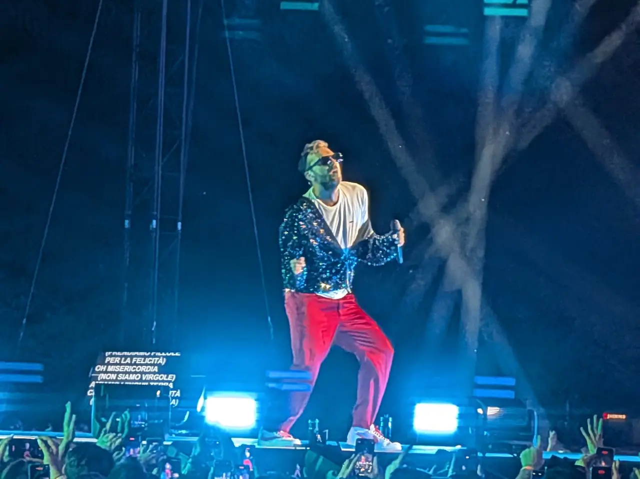 Cesare Cremonini sul palco a Gorizia