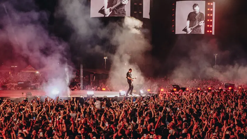 Cremonini sul palco di Gorizia (Erika Serio)
