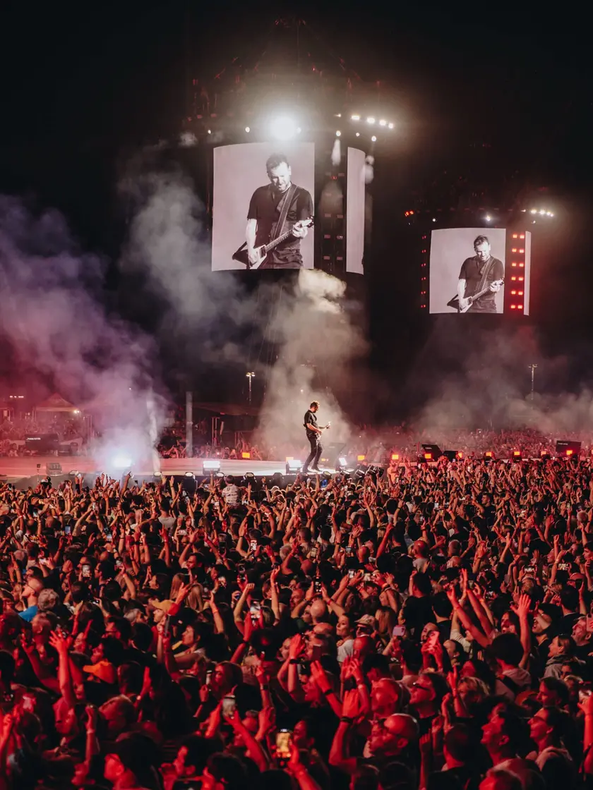 Cremonini sul palco di Gorizia (Erika Serio)