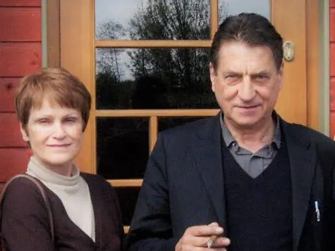Joanna Ugniewska con Claudio Magris
