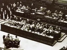 La seduta inaugurale dell’Assemblea Costituente nel 1946 (foto archivio storico della Camera)
