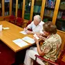 Le operazioni di voto alla comunità italiana di Abbazia