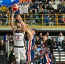 Andrea Colli in azione nei playoff giocati dalla Dinamo contro Pizzighettone
