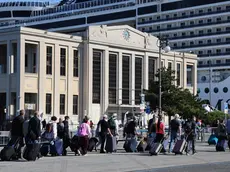 Un gruppo di crocieristi a Trieste (Lasorte)