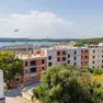 Il grande complesso in costruzione accanto all’Arena di Pola (foto Robert Hrelja, Istra 24)