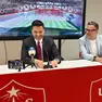 La presentazione del nuovo direttore generale della Triestina D'Aniello (Bruni)