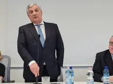 Il ministro Tajani e la coordinatrice regionale di Fi Savino.
