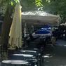 La polizia intervenuta alla gelateria Gangemi di viale XX Settembre, a Trieste