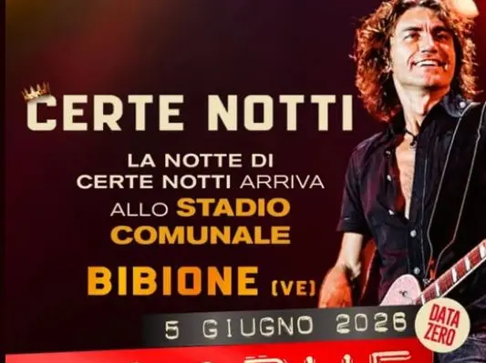 Data zero del tour di Ligabue a Bibione