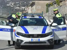 Una pattuglia della Polizia Locale