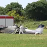 I rilievi dopo l’incidente aereo costato la vita a quattro persone (foto istra24.hr)