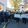 Una delle manifestazioni dei mesi passati (foto Andrea Lasorte)