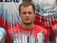 Jan Bensa con la maglia dello Slo Volley