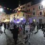 Festeggiamenti in piazza Marconi a Muggia (foto Lasorte)