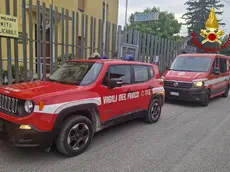 Le ricerche dei vigili del fuoco
