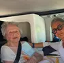 La signora Lucia con i volontari Matteo D’Angelo e Antonella Lauvergnac nel suo ultimo viaggio