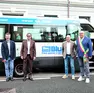 La presentazione del nuovo bus on demand (foto Tibaldi)
