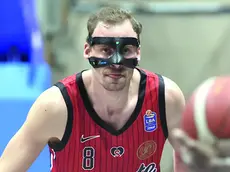 Il capitano della pallacanestro Trieste, Lodovico Deangeli, resta un punto di riferimento (foto Bruni),
